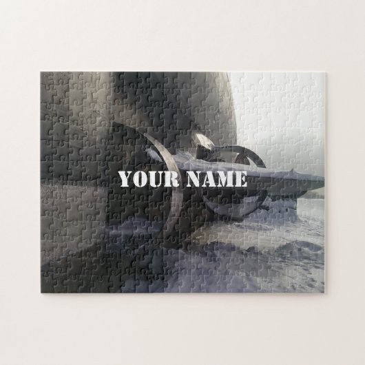 Oude onderzeeër legpuzzel (Horizontaal)