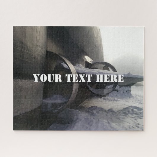 Oude onderzeeër legpuzzel (Horizontaal)