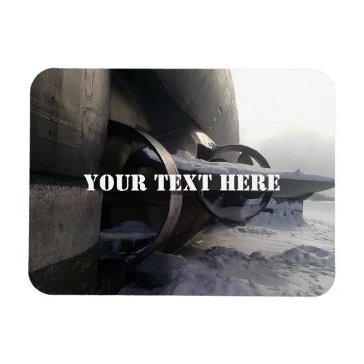 Oude onderzeeër magneet (Horizontaal)