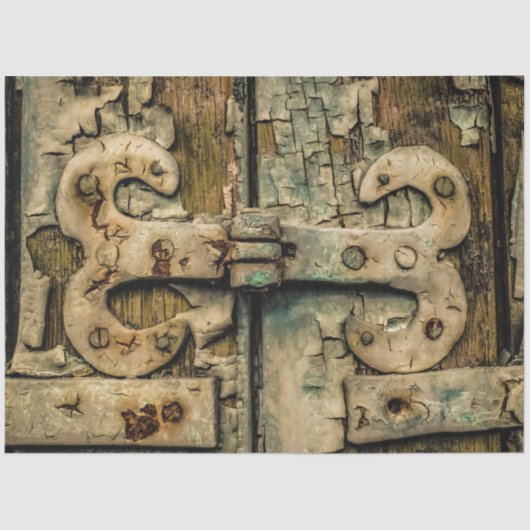 Oude ontkoppeling van de deurscharnier 20x30 tissuepapier (Voorkant)