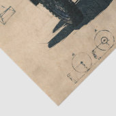 Oude  ontkoppeling van motorfietsen tissuepapier (Detail)