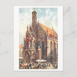 Oude Onze-Lieve-Vrouwekerk, Neurenberg Briefkaart