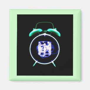 Oude, op fashioned röntgendetectieklok - Origineel Magneet