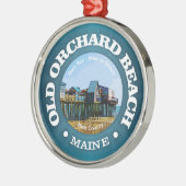 Oude Orchard Beach (C) Metalen Ornament (Links)