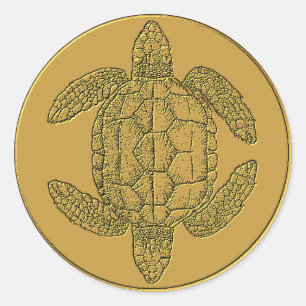 Oude Orde van de Tweekoppige Schildpadden Sticker