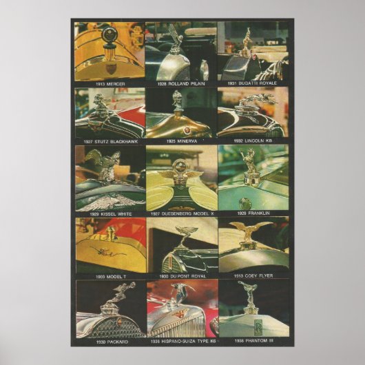 Oude Ornamenten voor radiatoren Poster (Voorkant)