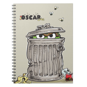 Oude Oscar in afvalbak Notitieboek