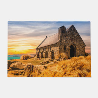 Oude Oude Kerk op de Vloermat der Plains Deurmat