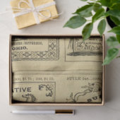  Oude Oude Krant Tissuepapier (Geschenk)