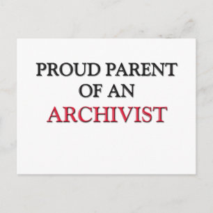 Oude ouder van een ARCHIVIST Briefkaart