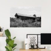 Oude overdekte brug poster (Thuiskantoor)