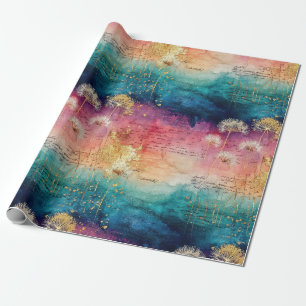 Oude Paardenbloem Abstract Patroon (1) Cadeaupapier