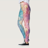 Oude Paardenbloem Abstract Patroon (3) Leggings (Links)