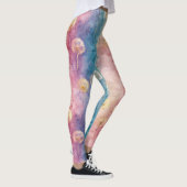 Oude Paardenbloem Abstract Patroon (3) Leggings (Rechts)