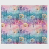 Oude Paardenbloem Abstract Patroon (6) Cadeaupapier (Vlak)