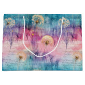 Oude Paardenbloem Abstract Patroon (6) Groot Cadeauzakje (Voorkant)