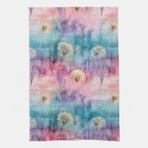 Oude Paardenbloem Abstract Patroon (6) Theedoek