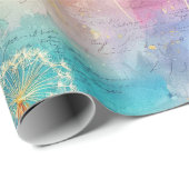 Oude Paardenbloem Abstract Patroon (7) Cadeaupapier (Rol Hoek)