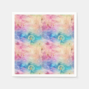 Oude Paardenbloem Abstract Patroon (7) Servet
