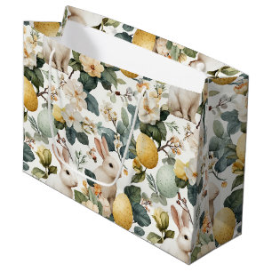 Oude Paashaas Bloemen (7) Groot Cadeauzakje