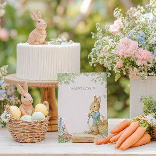 Oude Paashaas Tuin Pasen Feestdagenkaart