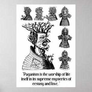 Oude paganisme Costumes Poster