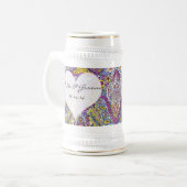 Oude Paisley Bierpul (Voorkant links)