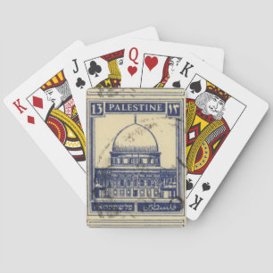 oude Palestijnse stempel 1920_  Palestijnse folklo Pokerkaarten