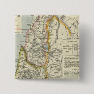 Oude Palestina 2 Vierkante Button 5,1 Cm