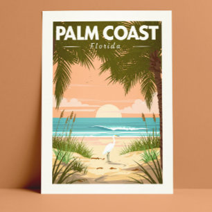 Oude Palm Coast Florida Briefkaart