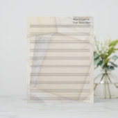 Oude Papers Blank Bladmuziek 10 Stave (Staand voorkant)