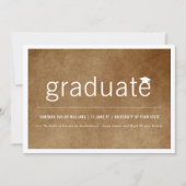 Oude papier Afstuderen fotograaf Kaart (Voorkant)