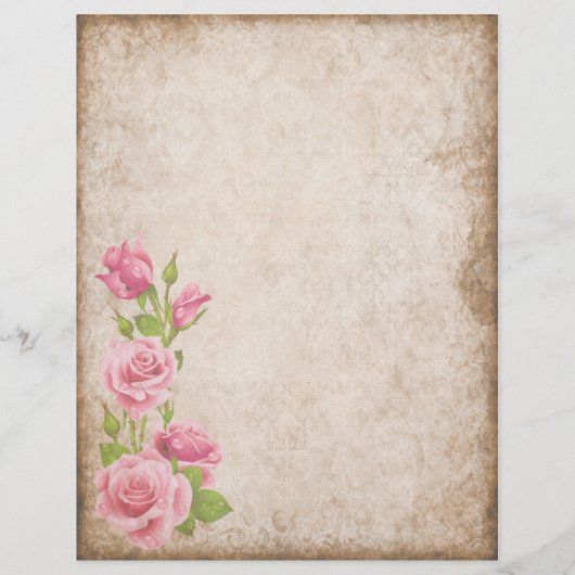 Oude papieren brief (Achterkant)