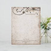 Oude papieren brief (Staand voorkant)