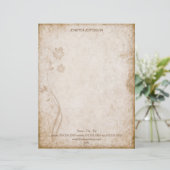 Oude papieren brief (Staand voorkant)