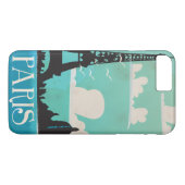 Oude Parijse reisposter Case-Mate iPhone Case (Achterkant (Horizontaal))
