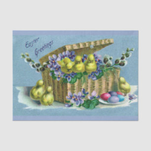 Oude Pasen Decoupage Ambacht  Tissuepapier