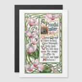 Oude Pasen Religieus Lied en Cyclamen (Voorkant / Achterkant)