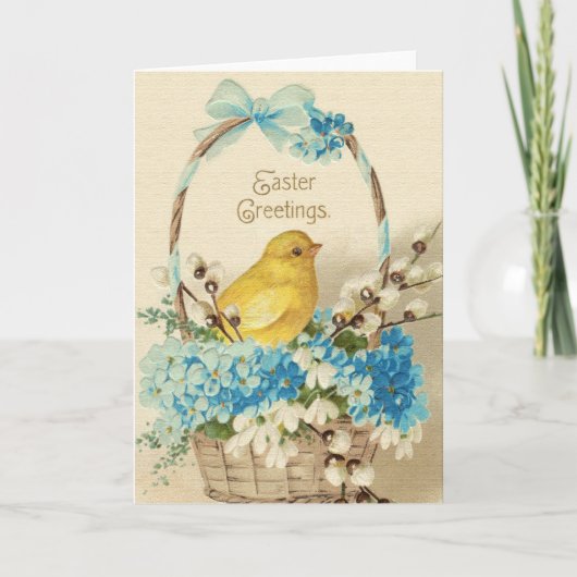 Oude Pasen Wenskaart Kaart (Voorkant)