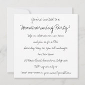 Oude pasgetrouwden, Grappig huisje boompje beestje Kaart (Achterkant)