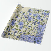 Oude Patchwork Quilt Cadeaupapier (Uitgerold)