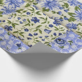 Oude Patchwork Quilt Cadeaupapier (Hoek)