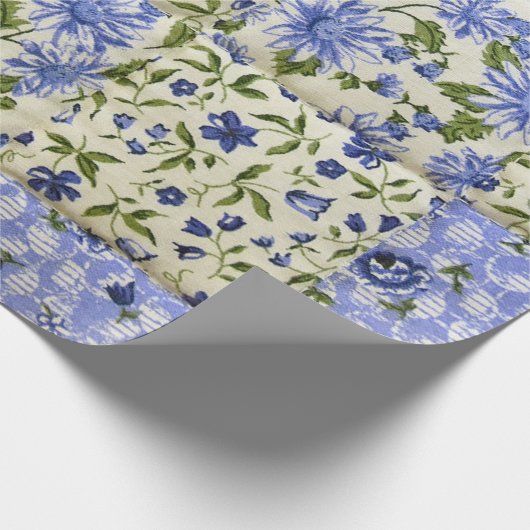 Oude Patchwork Quilt Cadeaupapier (Hoek)