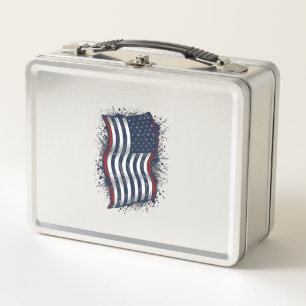 Oude Patriottische Vlag T-shirt Ontwerp Met Afgepl