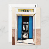 Oude Pay-telefoon Briefkaart (Voorkant / Achterkant)