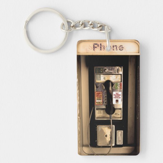 Oude Pay-telefoon Sleutelhanger (Voorkant)