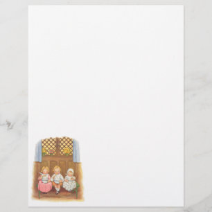 Oude Pease Porridge Hot Kinderen Nursery Rhyme Flyer