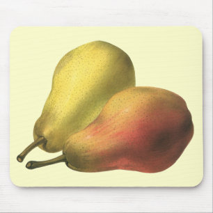 Oude peren, biologisch voedsel, rijp fruit muismat