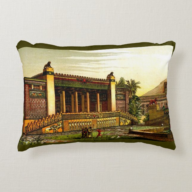 oude Persepolis print Accent Kussen (Voorkant)