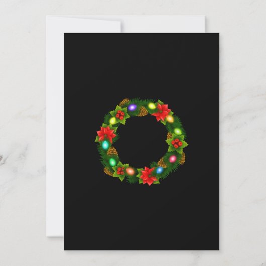 Oude Persoonlijke Rode Truck Kerstmis Kaart (Achterkant)